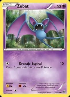 Zubat card in Spanish
