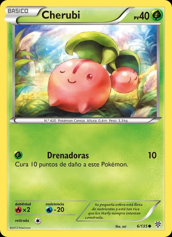 Cherubi card in Spanish