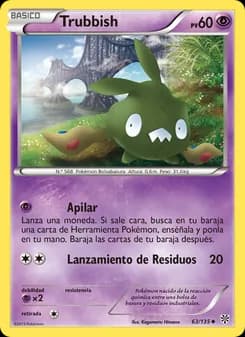 Trubbish card in Spanish