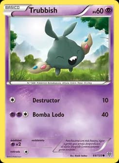 Trubbish card in Spanish