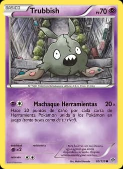 Trubbish card in Spanish