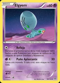 Elgyem card in Spanish