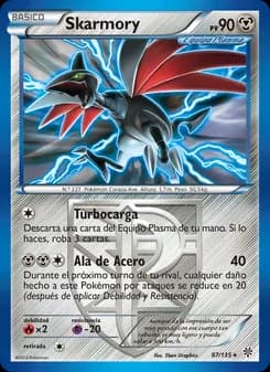 Skarmory card in Spanish