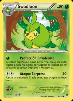 Swadloon card in Spanish