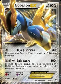 Cobalion-EX card in Spanish
