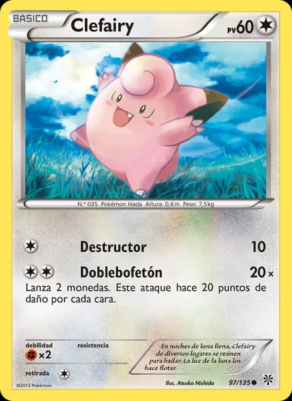 Clefairy card in Spanish