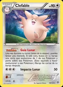 Clefable card in Spanish