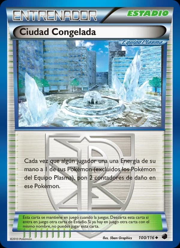 Ciudad Congelada card in Spanish