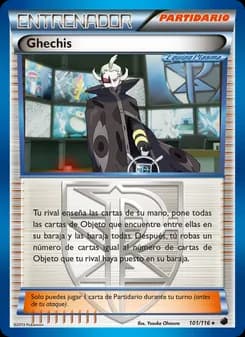 Ghechis card in Spanish