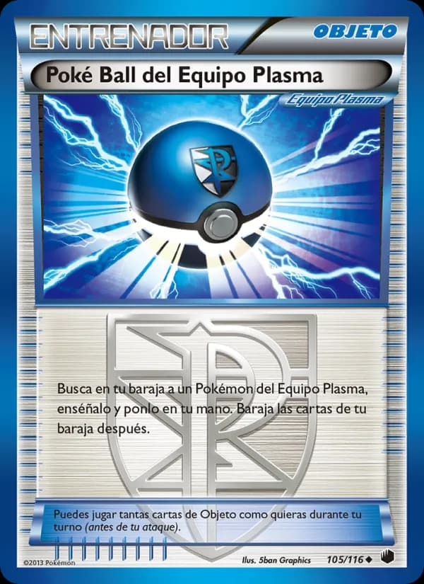 Poké Ball del Equipo Plasma card in Spanish