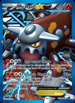 Heatran-EX card in Spanish
