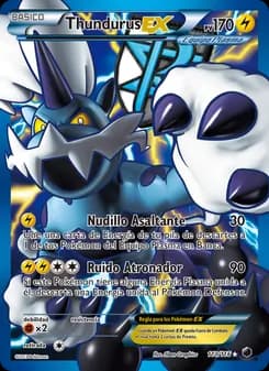 Thundurus-EX card in Spanish
