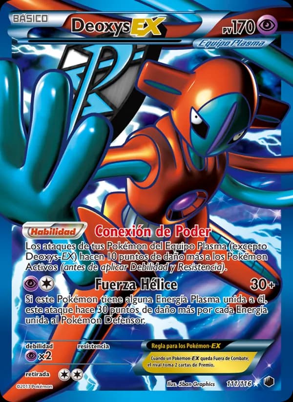 Deoxys-EX card in Spanish