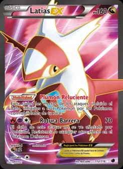 Latias-EX card in Spanish