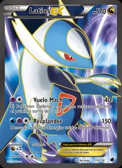 Latios-EX card in Spanish