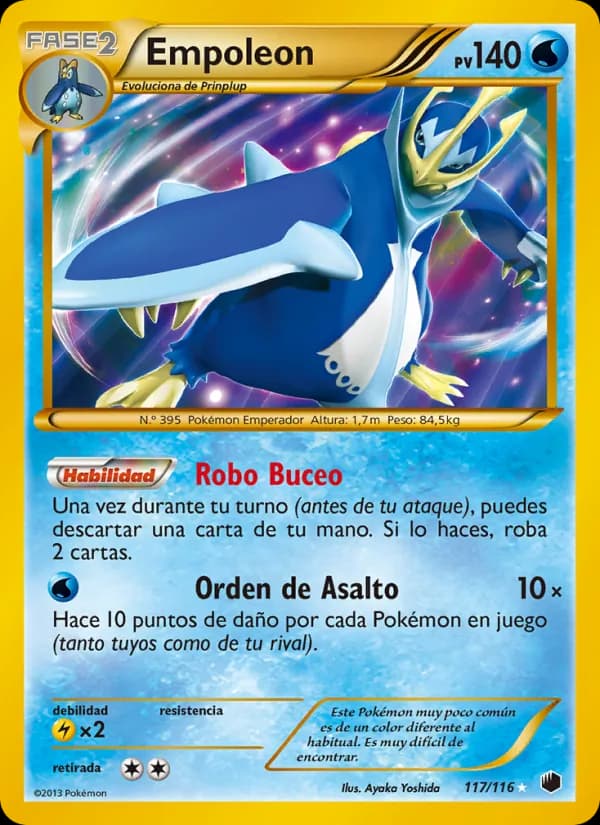 Empoleon card in Spanish