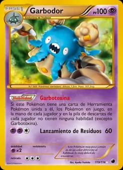 Garbodor card in Spanish