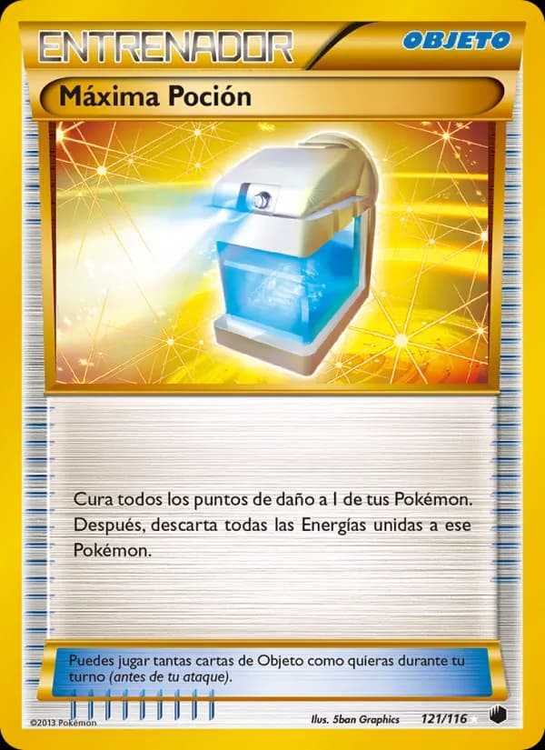 Máxima Poción card in Spanish