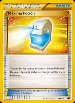 Máxima Poción card in Spanish