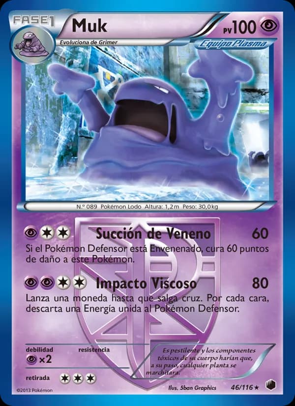 Muk card in Spanish