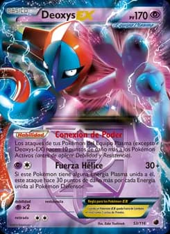 Deoxys-EX card in Spanish