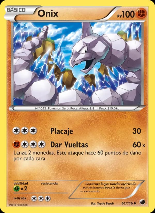 Onix card in Spanish