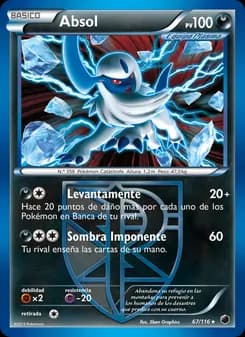 Absol card in Spanish
