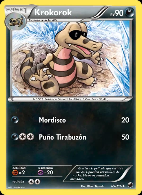 Krokorok card in Spanish