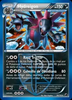 Hydreigon card in Spanish