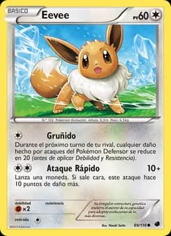 Eevee card in Spanish