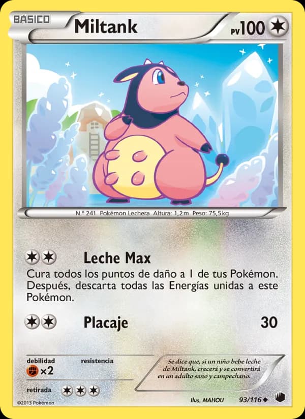 Miltank card in Spanish