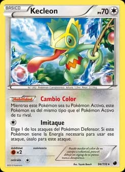 Kecleon card in Spanish