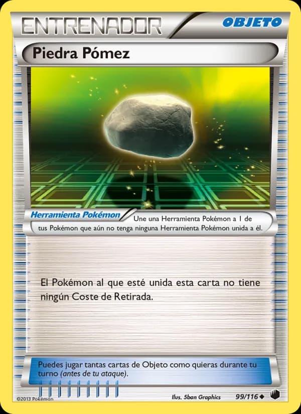 Piedra Pómez card in Spanish