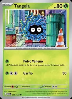 Tangela card in Spanish