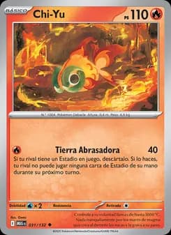 Chi-Yu card in Spanish