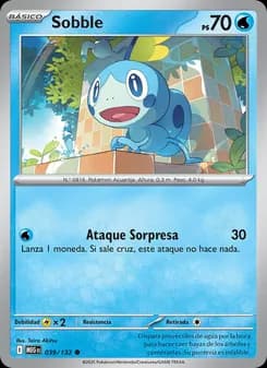 Sobble card in Spanish