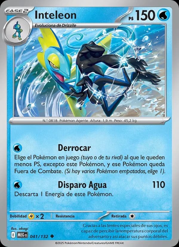 Inteleon card in Spanish