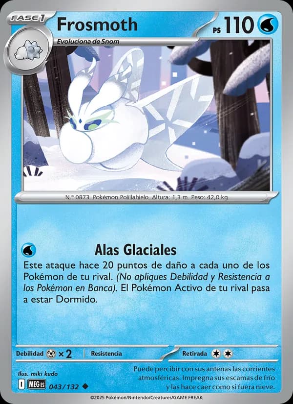 Frosmoth card in Spanish