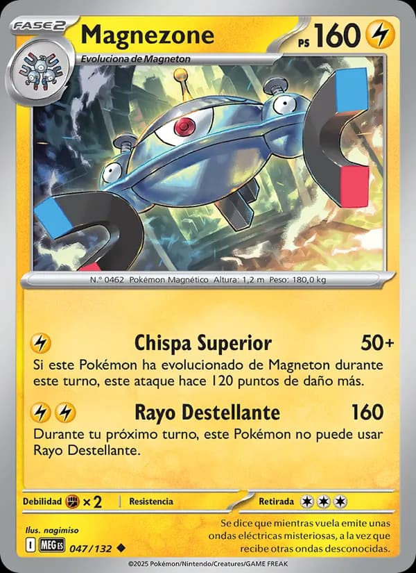 Magnezone card in Spanish