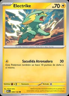 Electrike card in Spanish