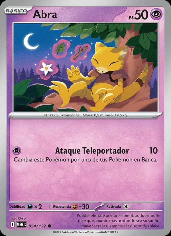 Abra card in Spanish