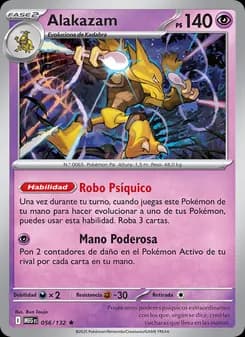 Alakazam card in Spanish