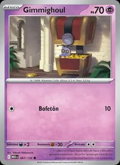 Gimmighoul card in Spanish