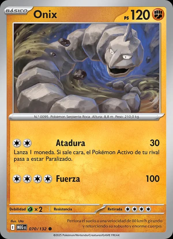 Onix card in Spanish