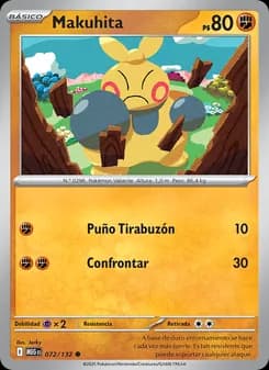 Makuhita card in Spanish