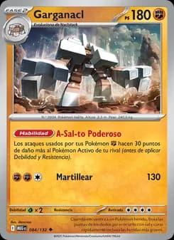 Garganacl card in Spanish