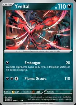Yveltal card in Spanish
