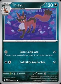 Thievul card in Spanish