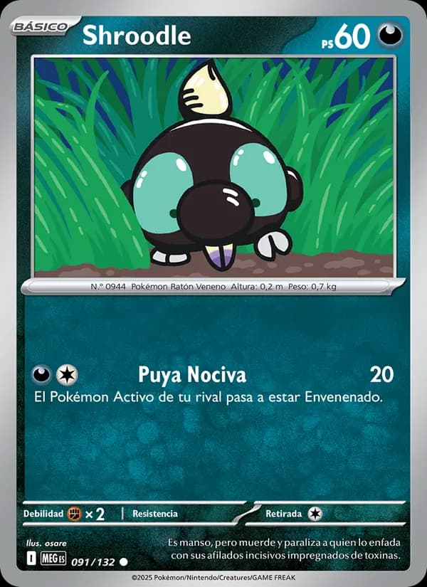 Shroodle card in Spanish