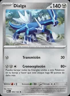 Dialga card in Spanish
